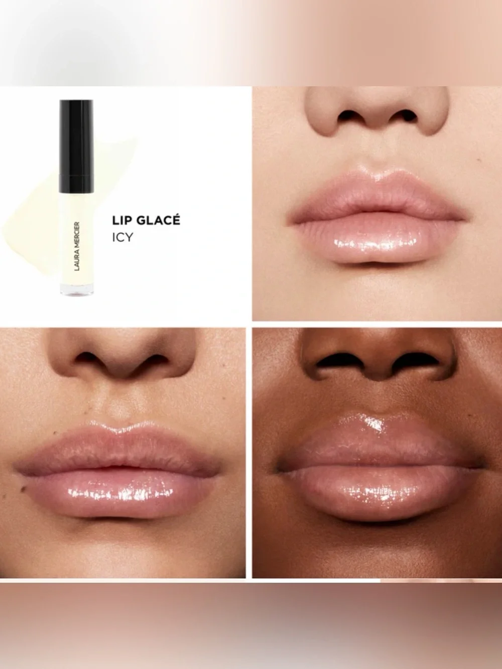 ✨NEW-Laura Mercier - Lip Glacé - ICY